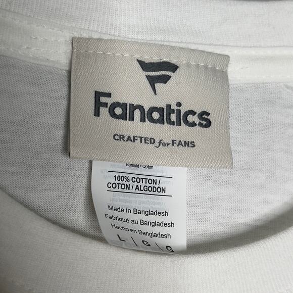 Seattle Seahawks L NEW Mens White City Pride Logo T-Shirt Short Sleeves - Picture 4 of 12